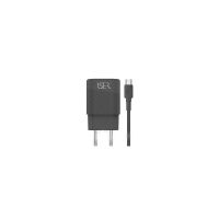 Cargador USB con cable Micro USB 5V 2.4A (NEGRO)