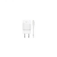 Cargador USB con cable Lightning iPhone 5V 2.4A (BLANCO)