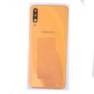 Tapa trasera con lente para Samsung Galaxy A70 A705 (Naranja)