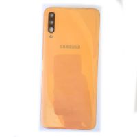 Tapa trasera con lente para Samsung Galaxy A70 A705 (Naranja)