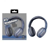 Casco auricular inalambrico con microfono Bluetooth (AZUL-PLATA)
