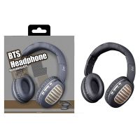 Casco auricular inalambrico con microfono Bluetooth (AZUL-ORO)